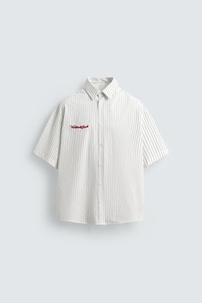 EMBROIDERED STRIPED SHIRT - Image 7