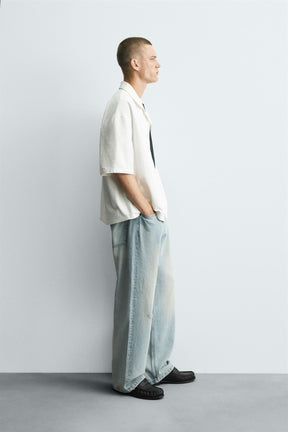 TEXTURED PRINT SHIRT - Image 4