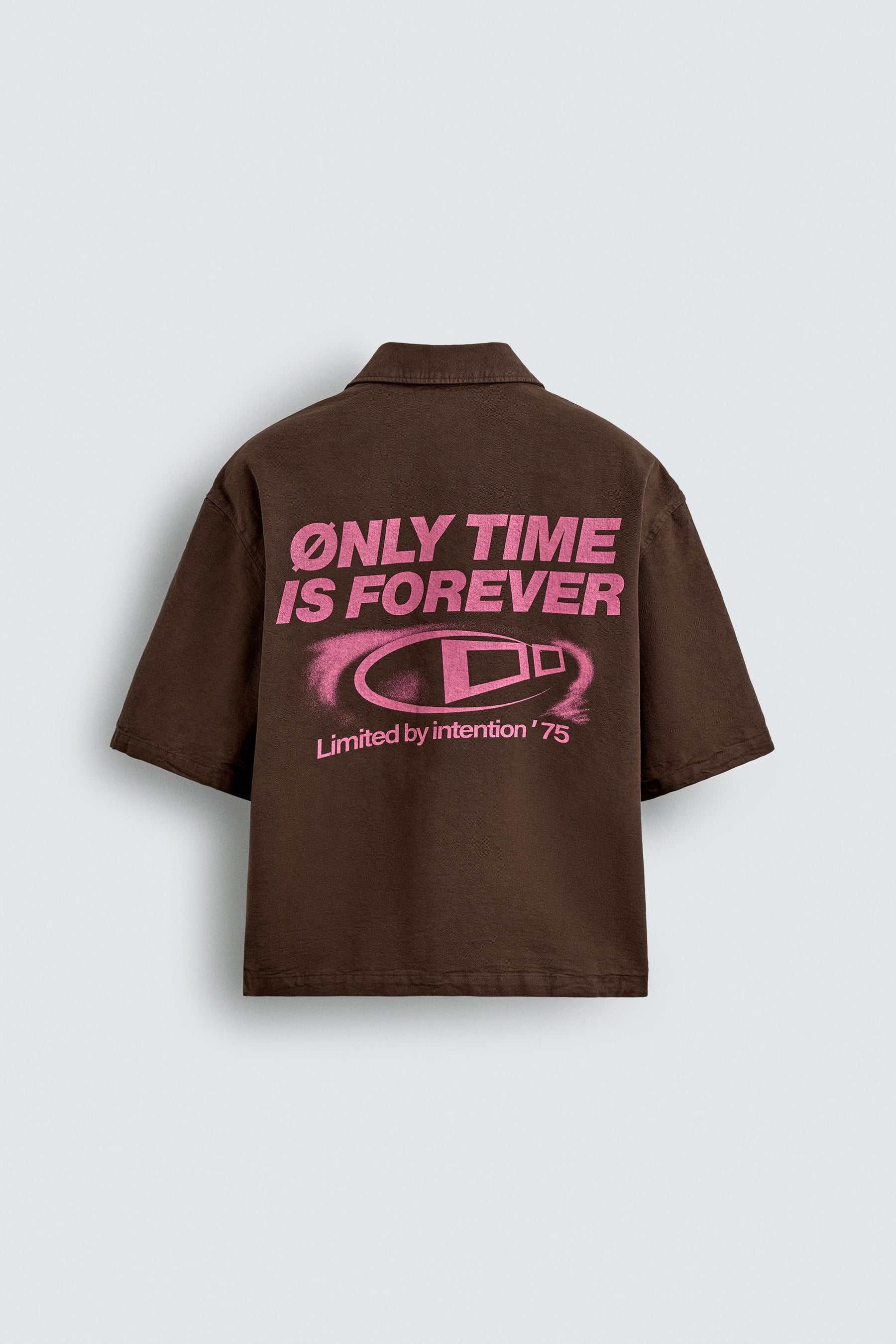 CONTRAST GRAPHIC PRINT SHIRT - Image 8