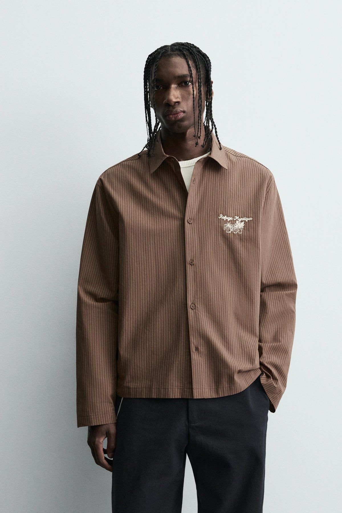 GRAPHIC STRIPED SHIRT - Image 2