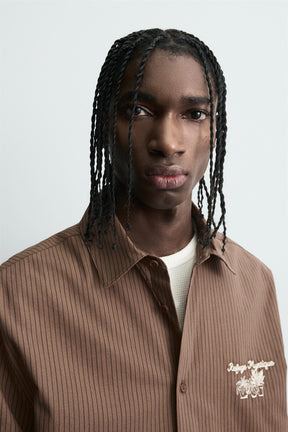 GRAPHIC STRIPED SHIRT - Image 6