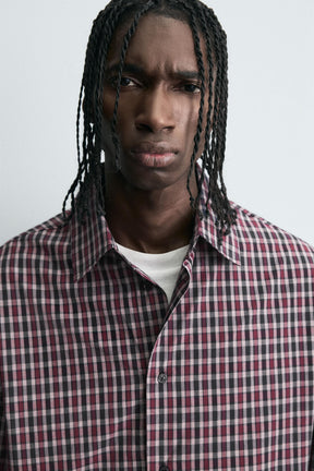 EMBROIDERED CHECK SHIRT - Image 5