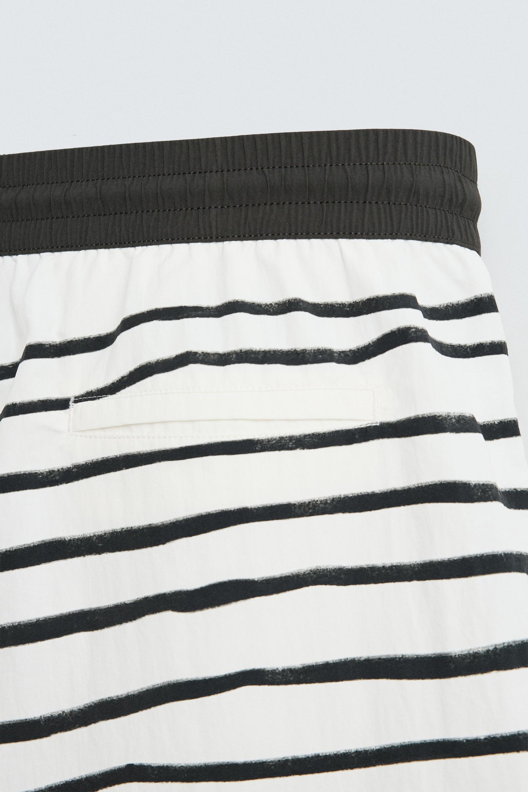 Printed Mid-Length Swimming Trunks - Image 9