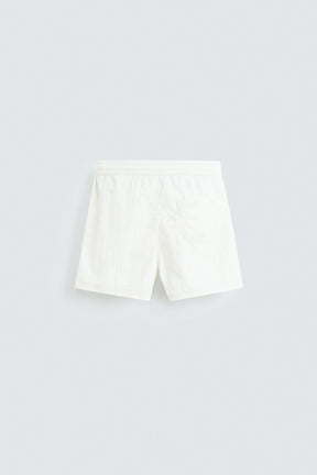 CONTRAST MID-LENGTH SWIMMING TRUNKS - Image 6