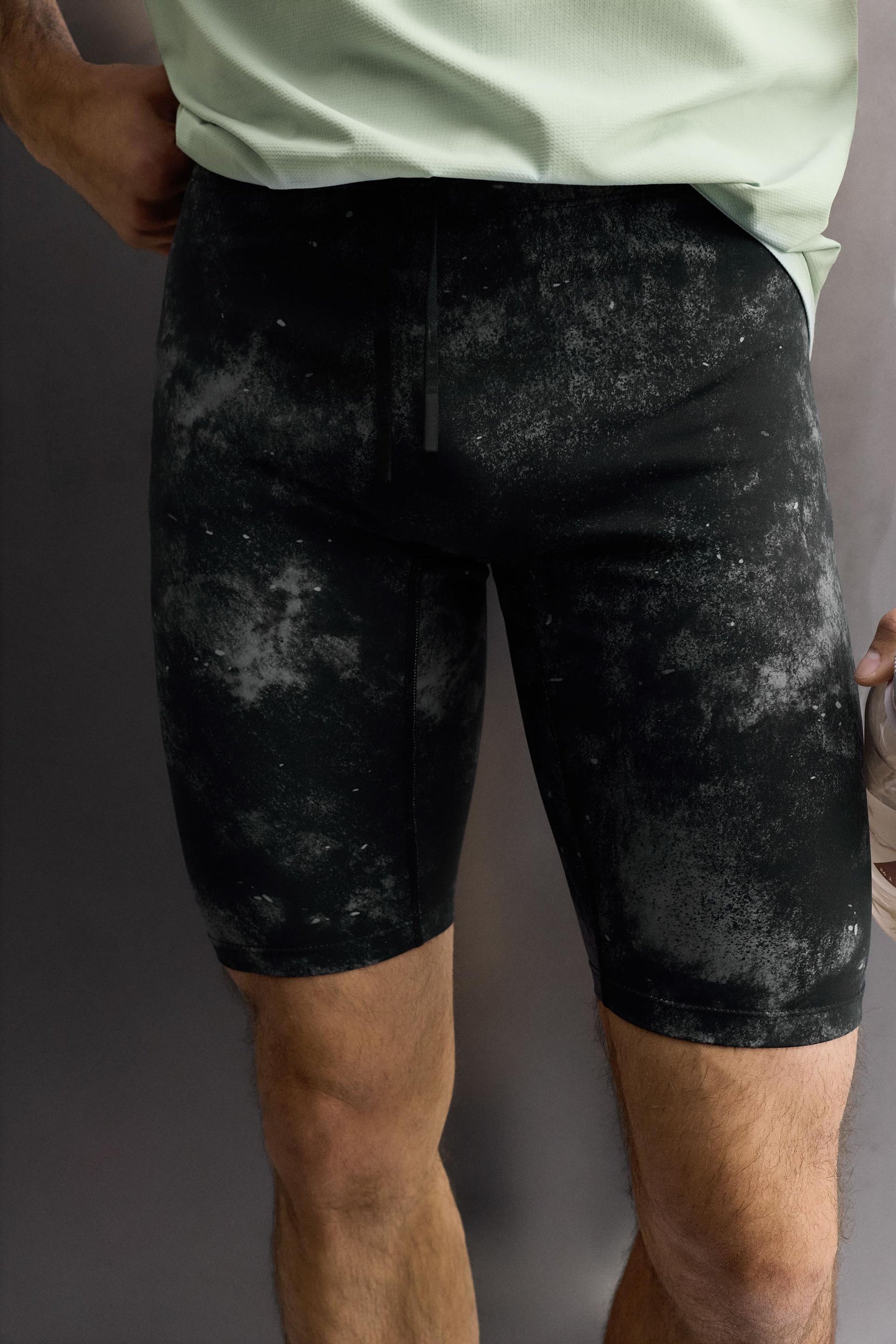 ABSTRACT PRINT RUNNING TIGHTS - Image 5