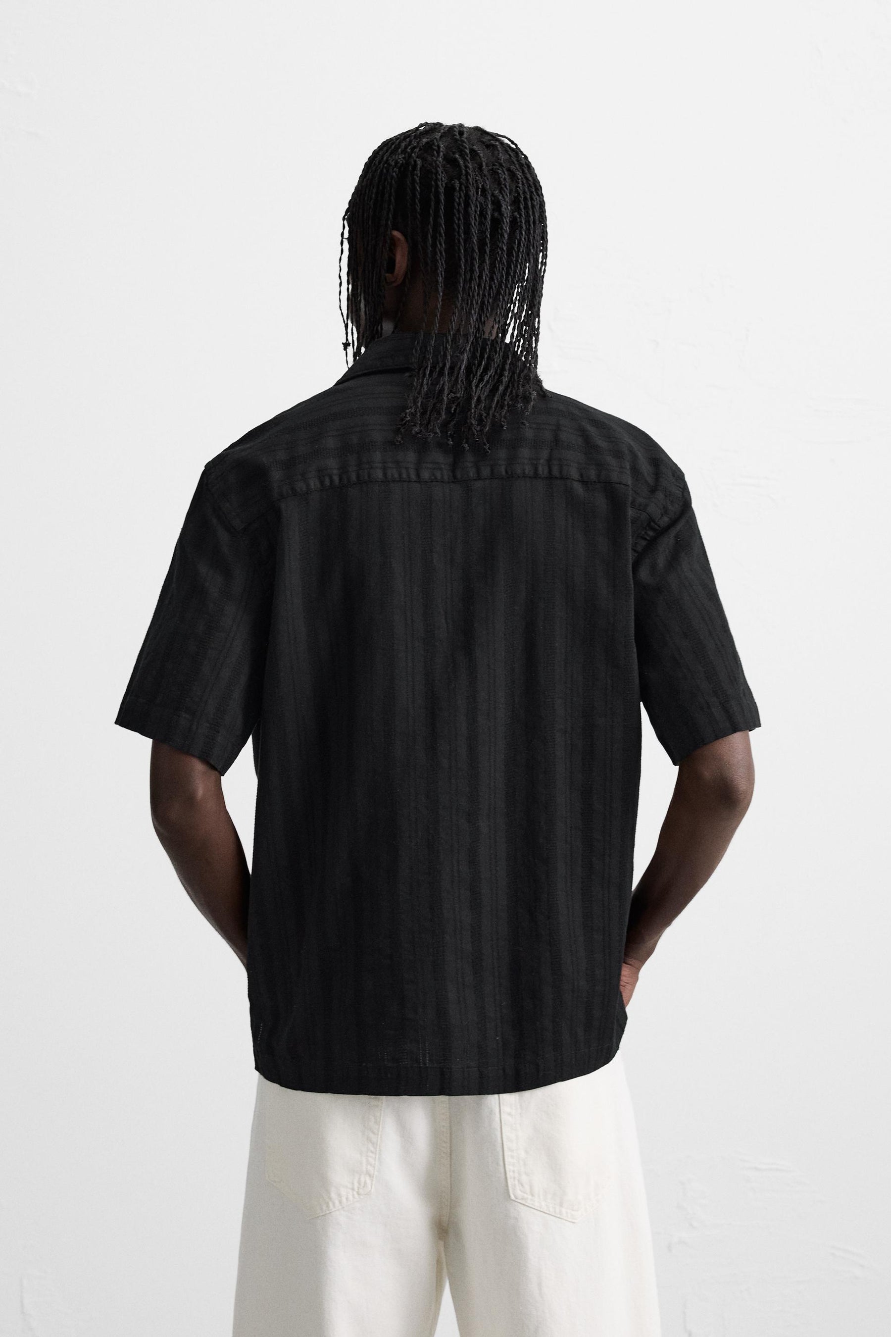 STRIPED JACQUARD SHIRT - Image 3