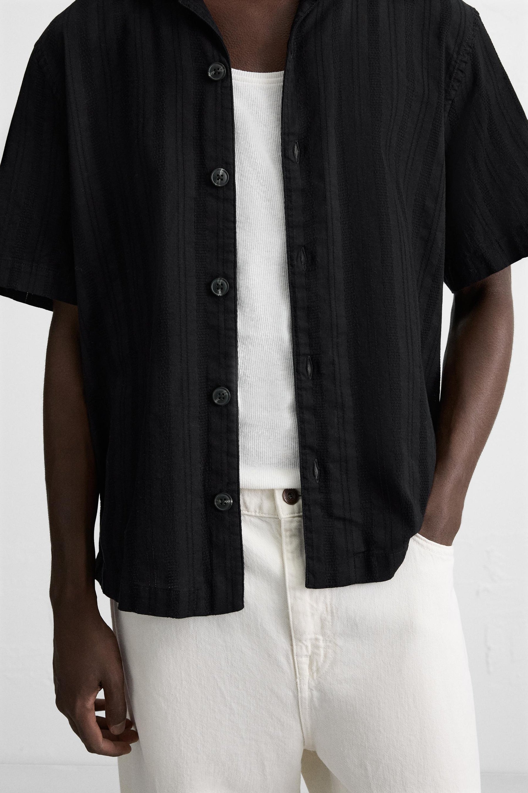 STRIPED JACQUARD SHIRT - Image 6