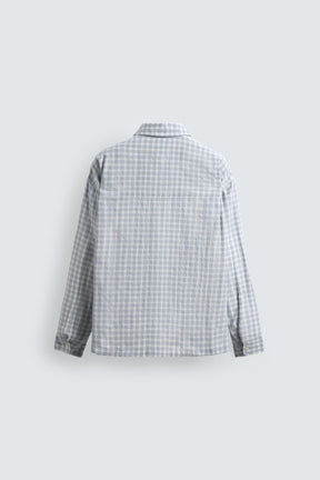 TEXTURED CHECK SHIRT - Image 7