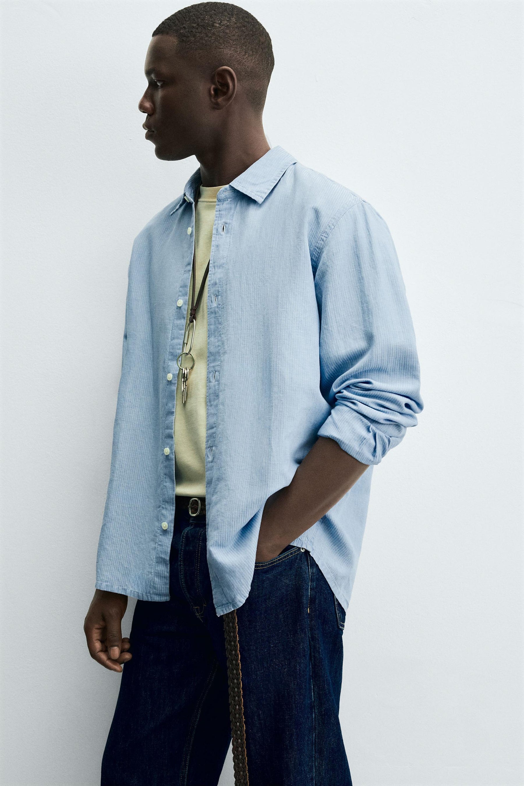 LIGHTWEIGHT DENIM SHIRT - Image 6