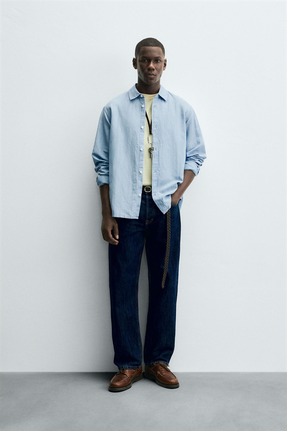 LIGHTWEIGHT DENIM SHIRT - Image 1
