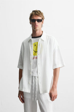 CREASED-EFFECT SHIRT - Image 2