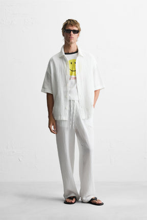 CREASED-EFFECT SHIRT - Image 1