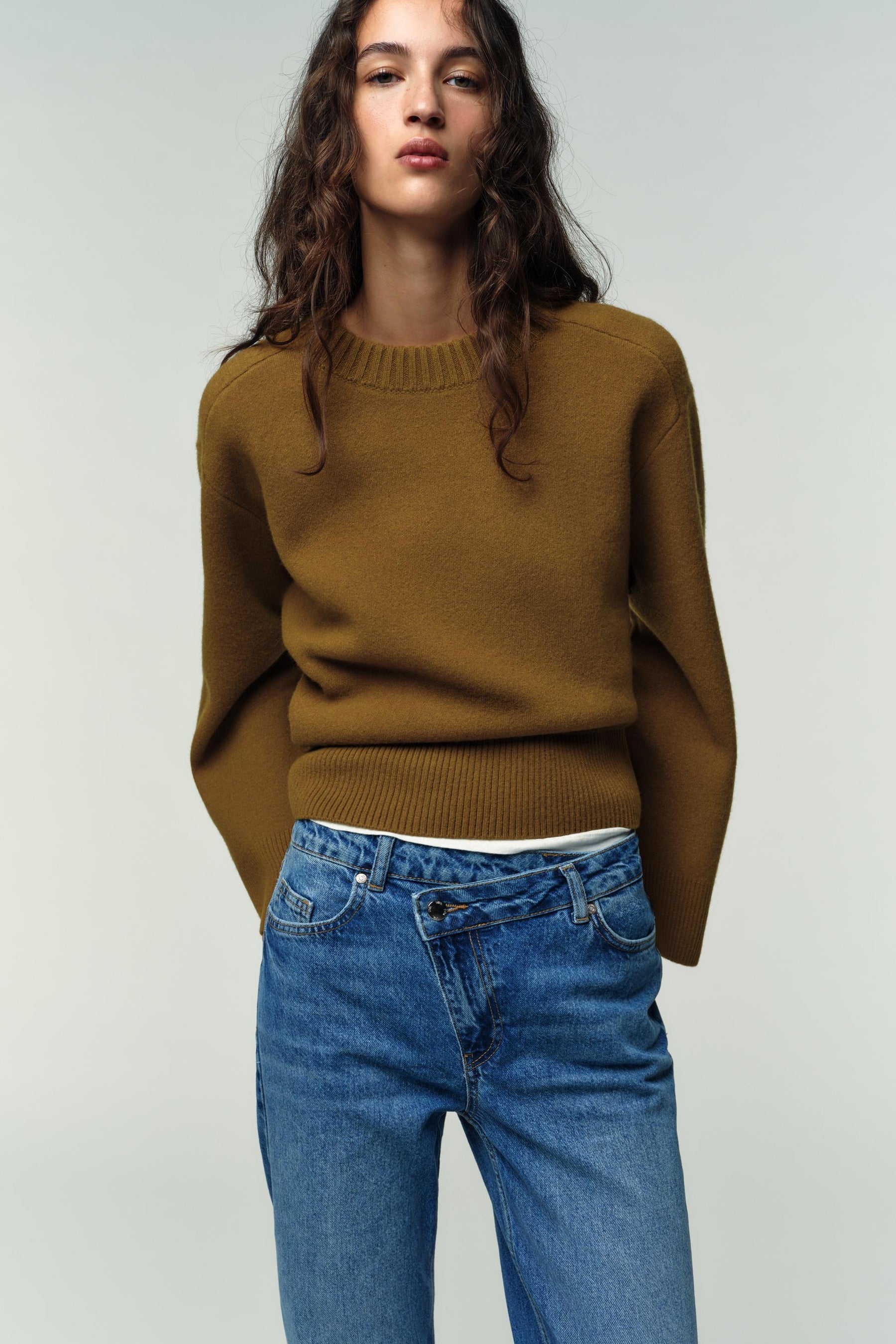 Straight High-Waist Full Length