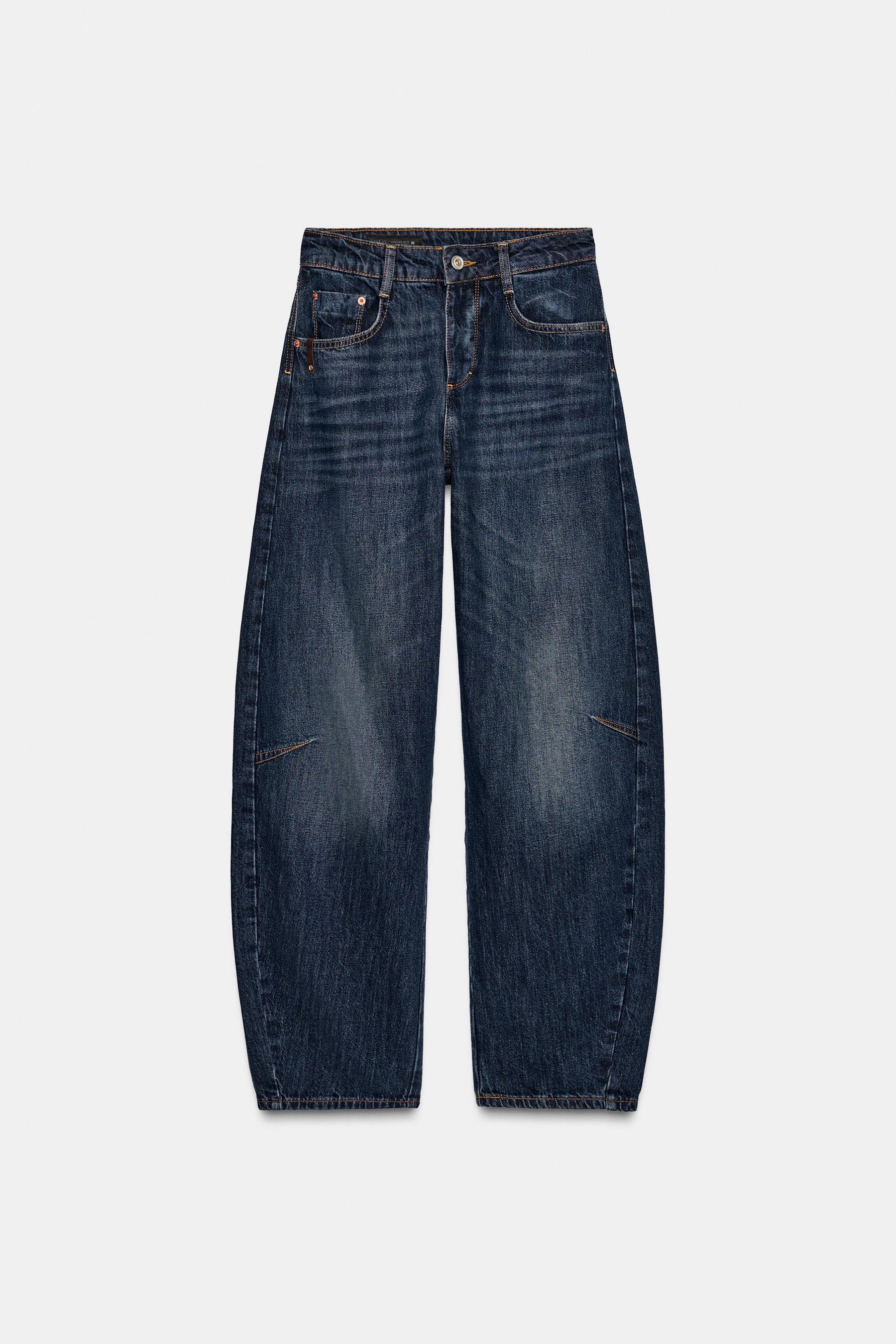 Mid-Waist Balloon Fit Jeans