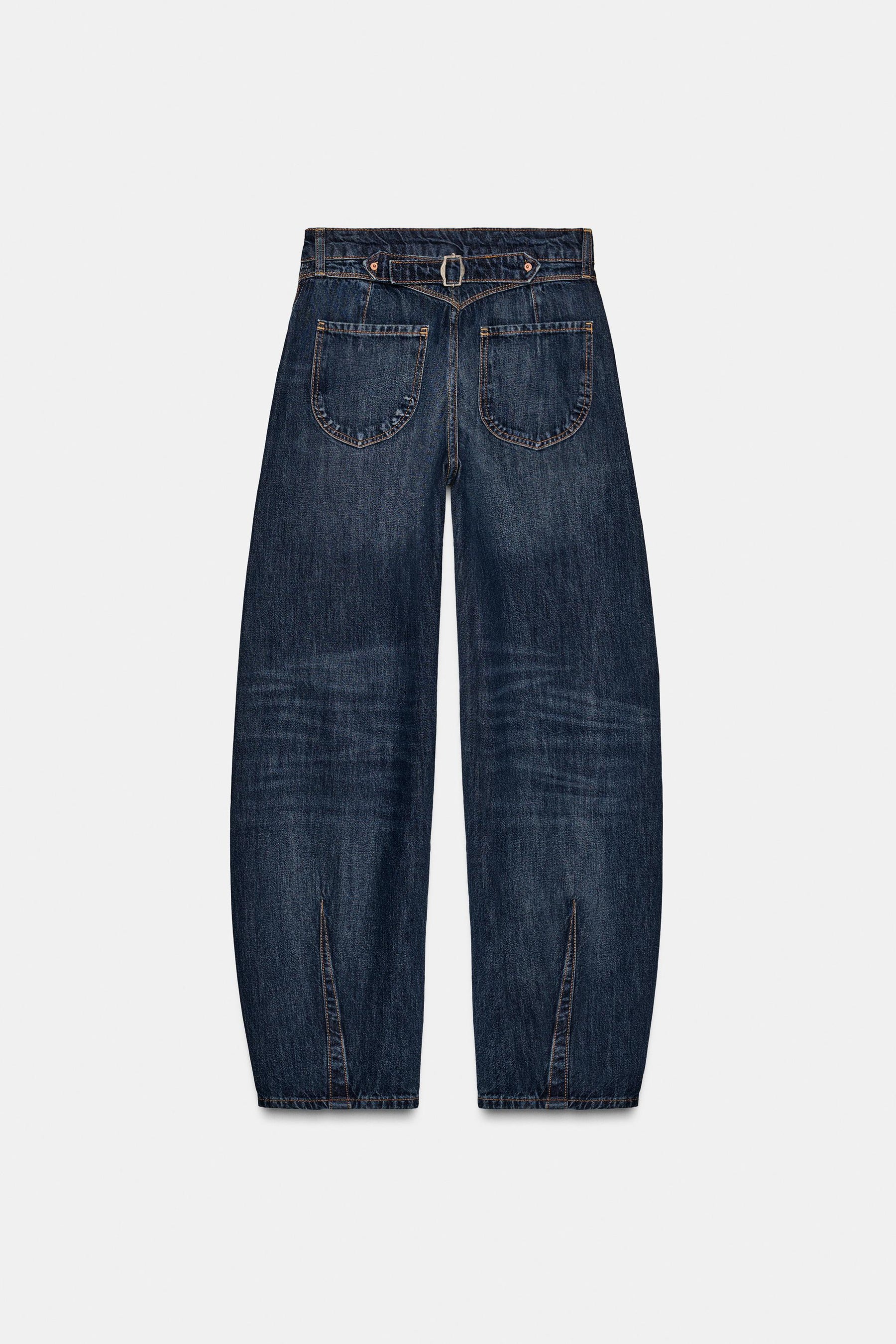 Mid-Waist Balloon Fit Jeans