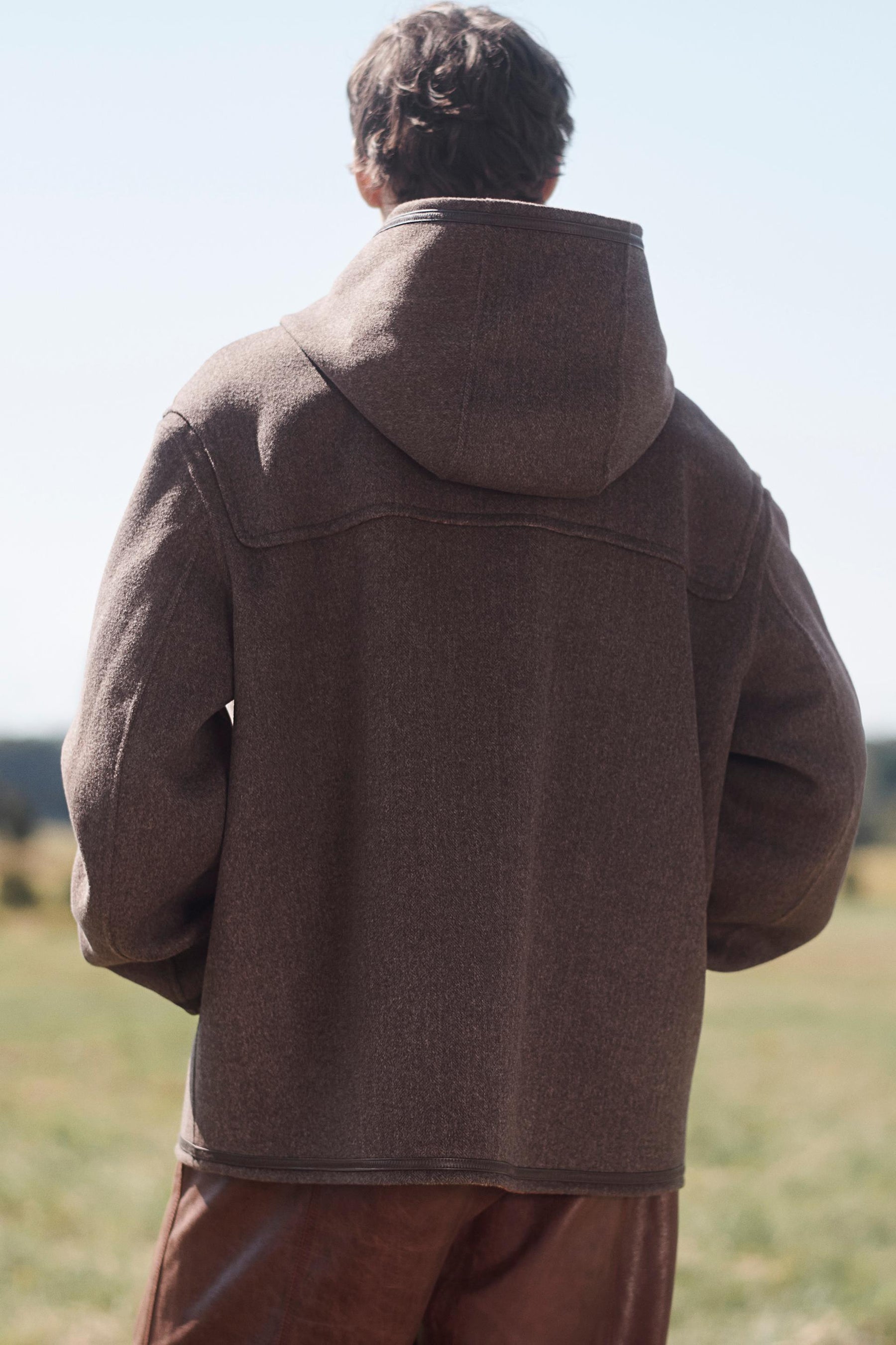 Wool Contrast Coat - Image 3