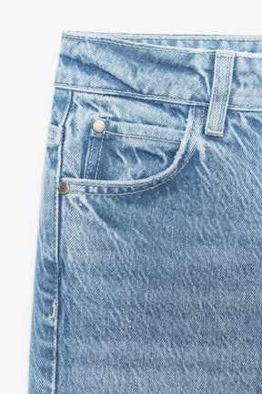 MID-WAIST BOOTCUT JEANS