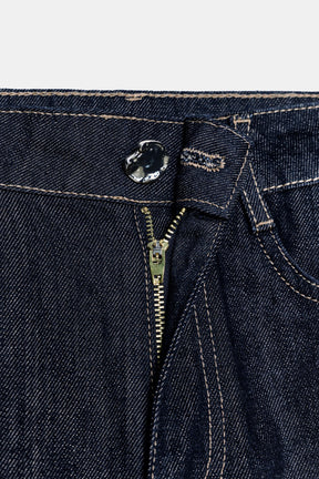 High-waist wide-leg jeans