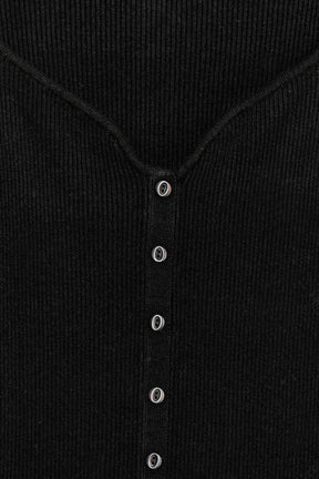 RIB KNIT MIDI DRESS - Image 7