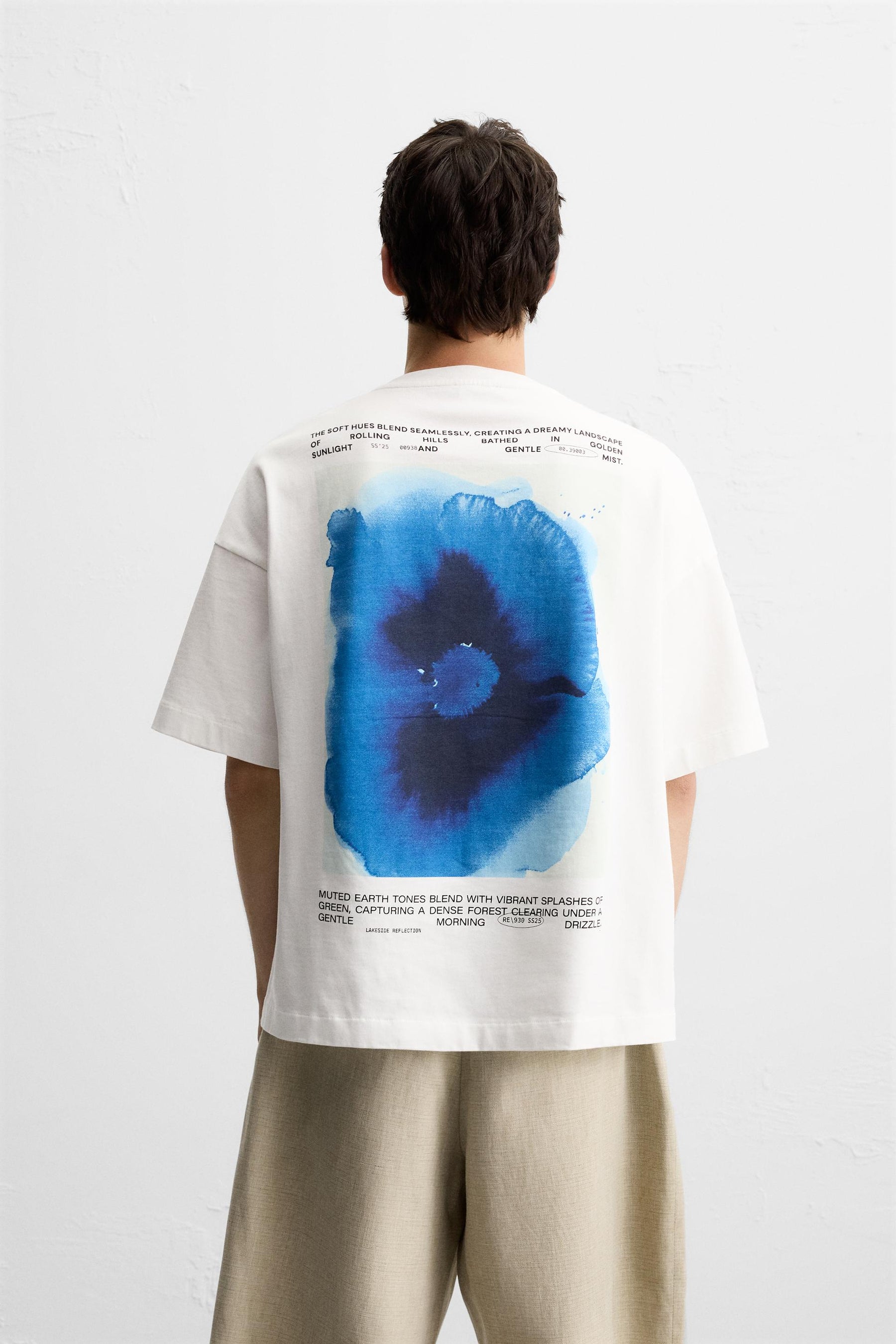 WATERCOLOUR PRINT T-SHIRT - Image 3