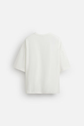OVERSIZED SLOGAN T-SHIRT - Image 8