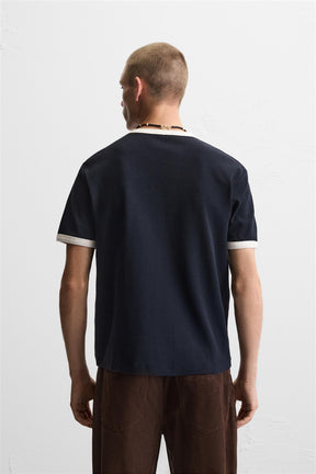 GUITARRICADELAFUENTE RIBBED SLOGAN T-SHIRT - Image 3