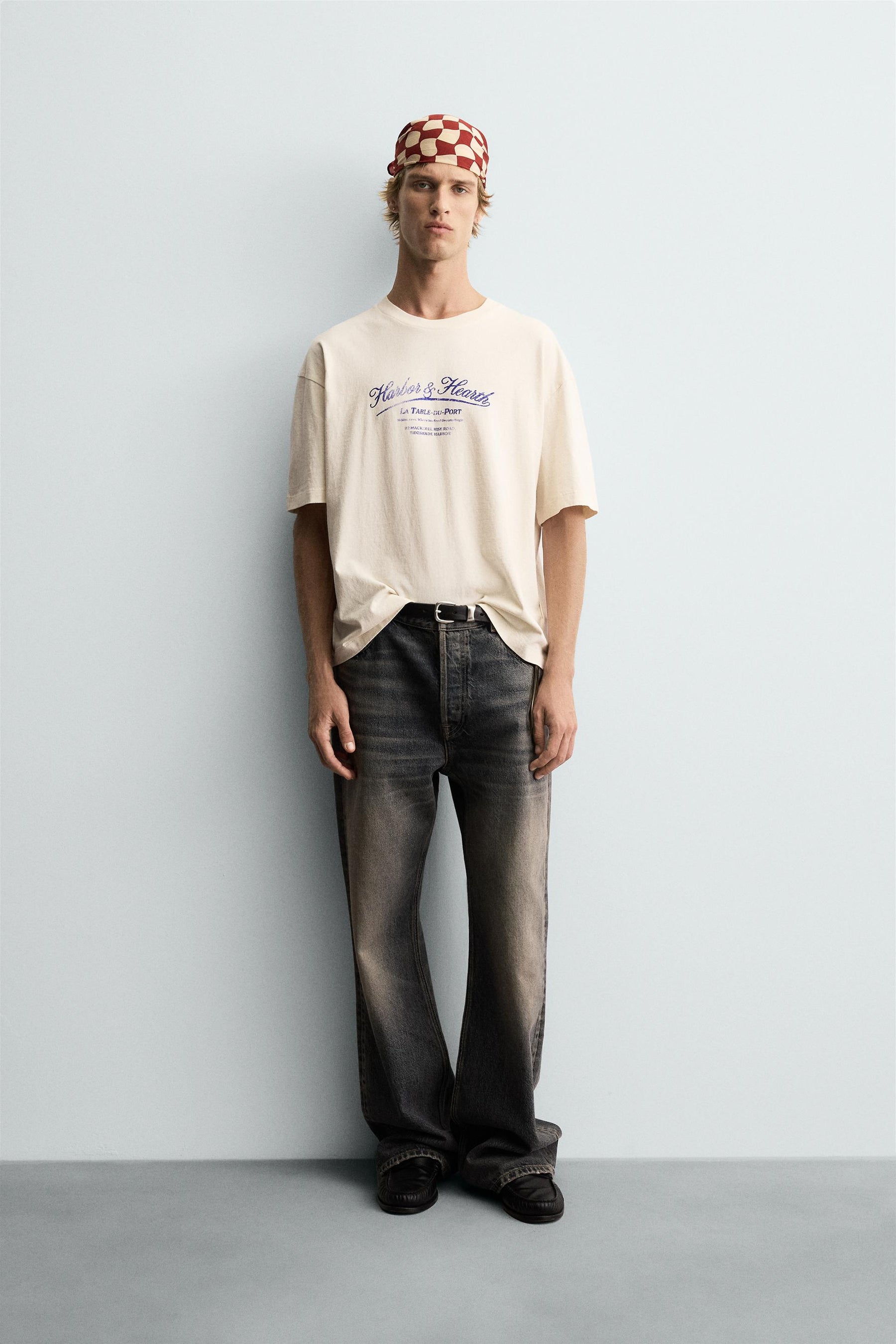 WASHED PRINT T-SHIRT - Image 1