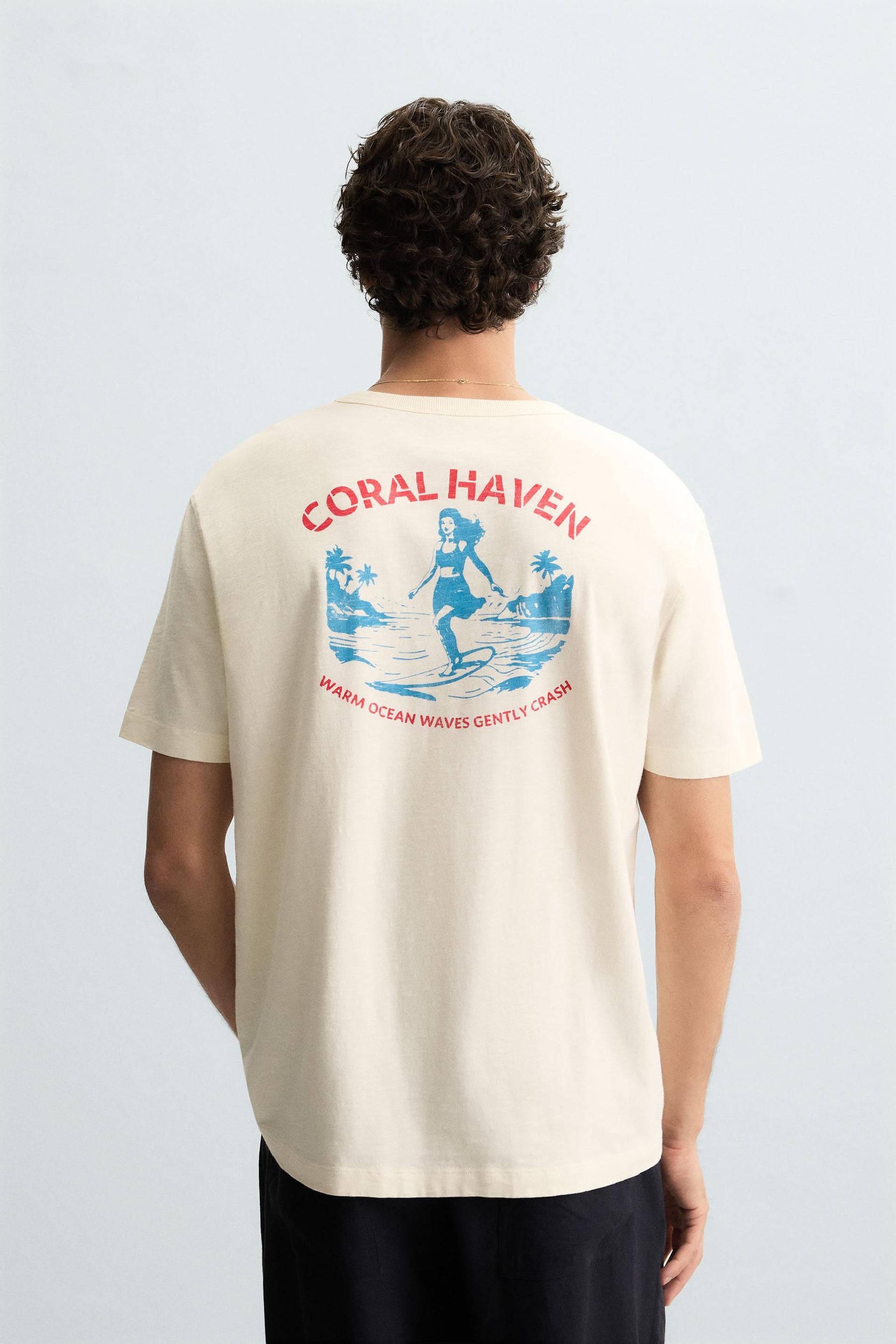 CONTRAST GRAPHIC T-SHIRT - Image 3