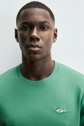 EMBROIDERED FISH T-SHIRT - Image 5