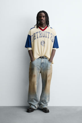 RETRO VARSITY T-SHIRT - Image 1