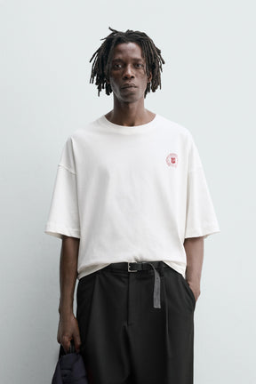 PRINTED TEXT T-SHIRT - Image 3