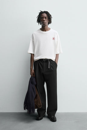 PRINTED TEXT T-SHIRT - Image 1