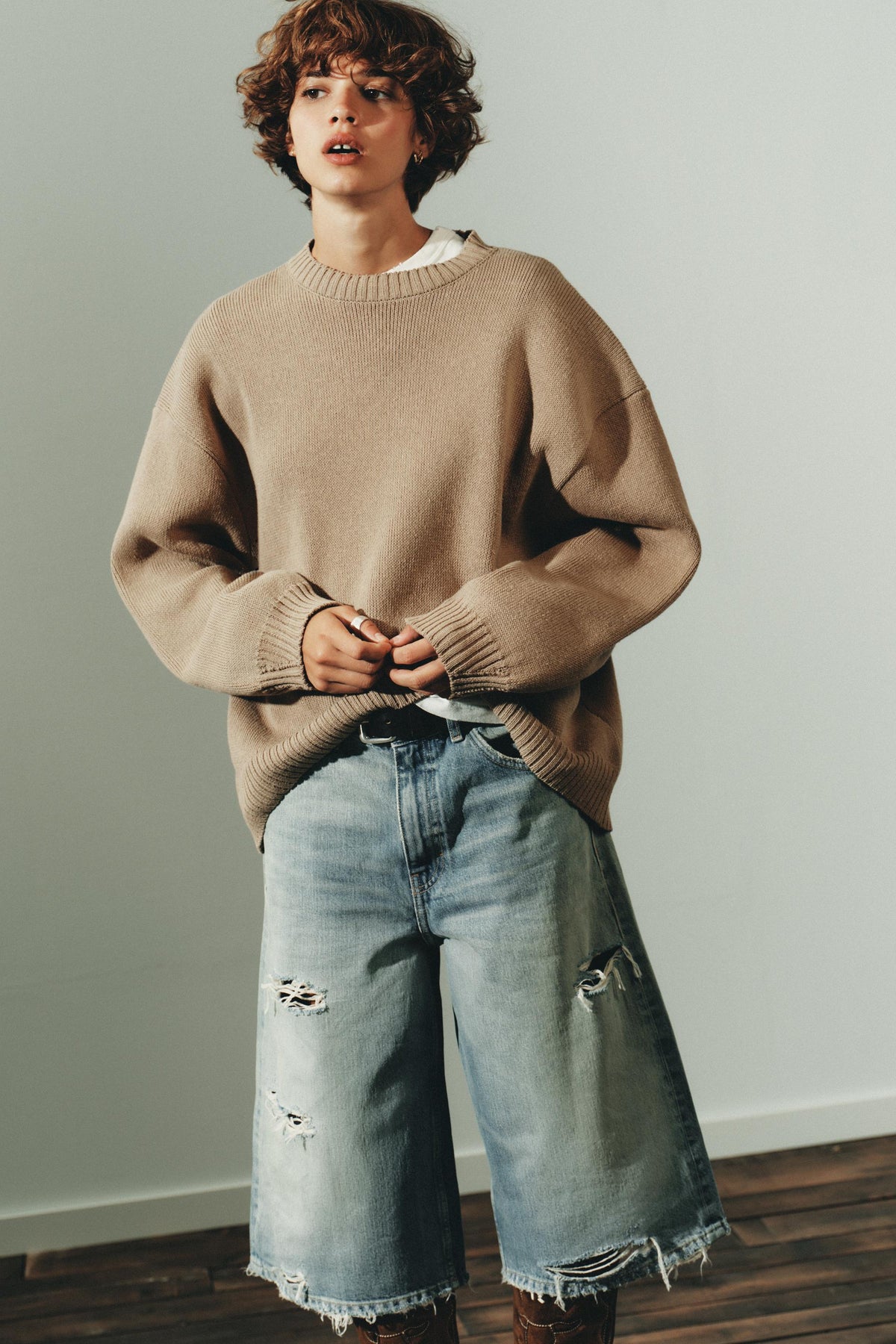 OVERSIZED KNIT JUMPER