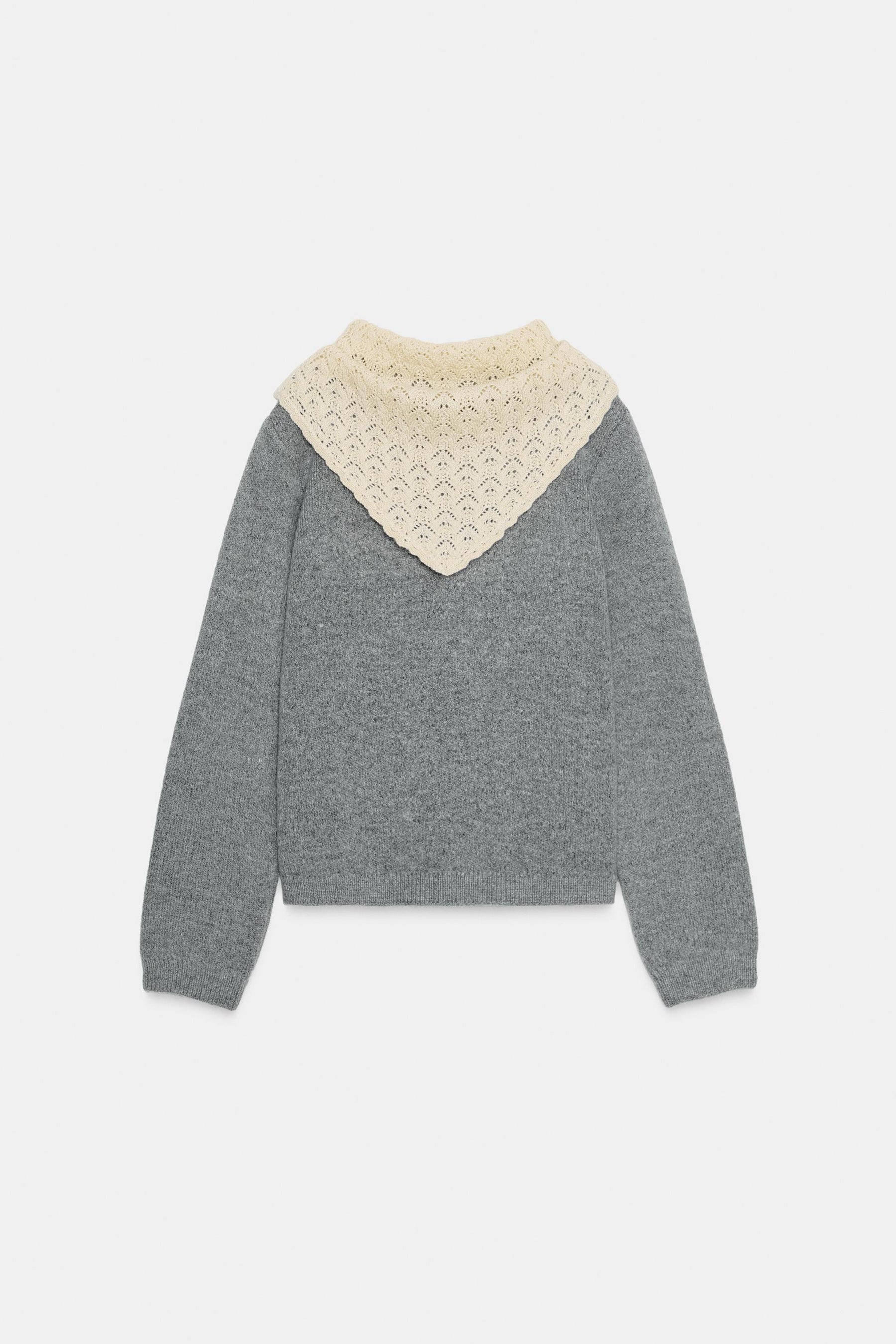 Contrast Handkerchief Jumper