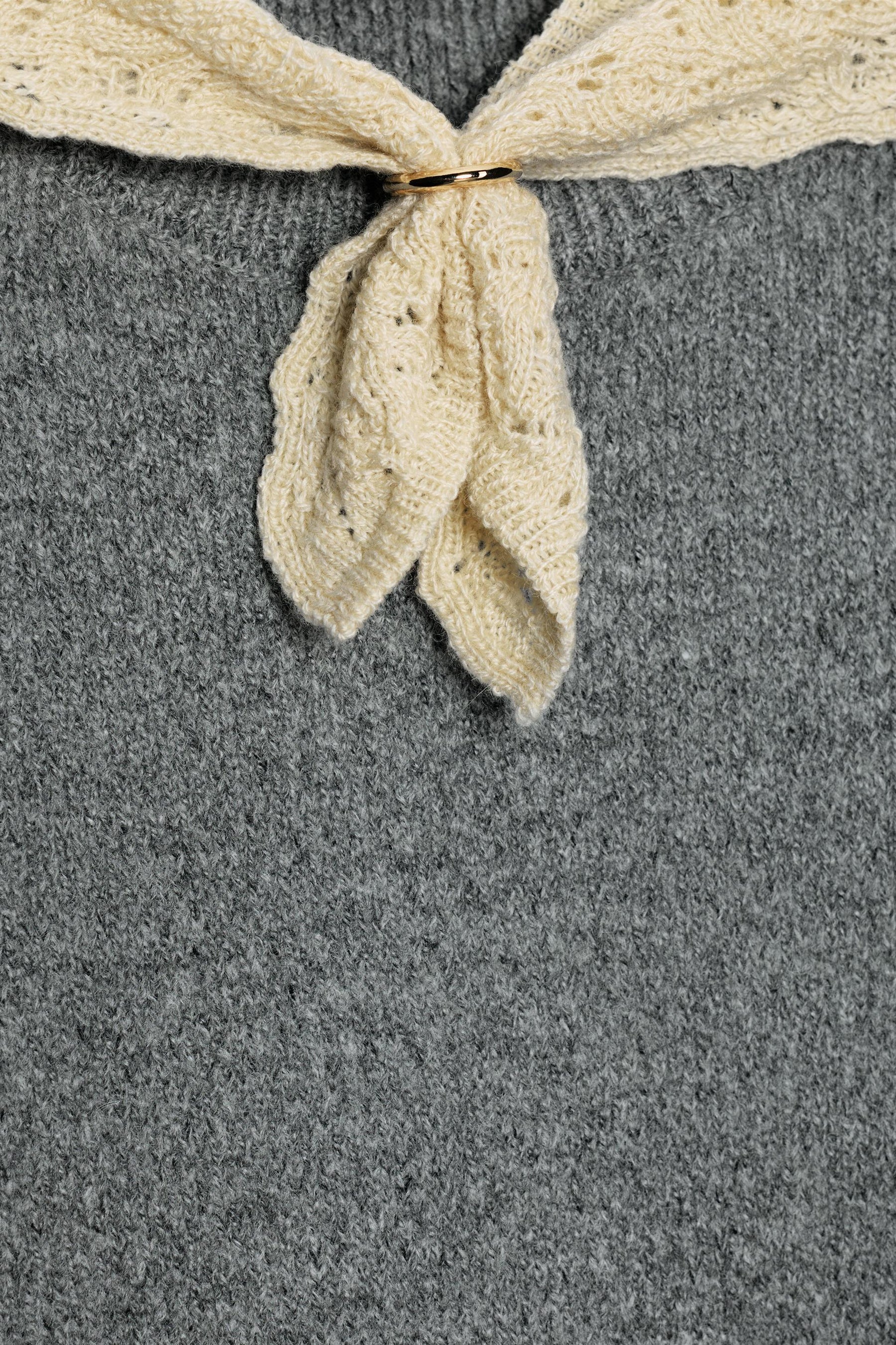 JUMPER WITH CONTRAST HANDKERCHIEF - Image 8