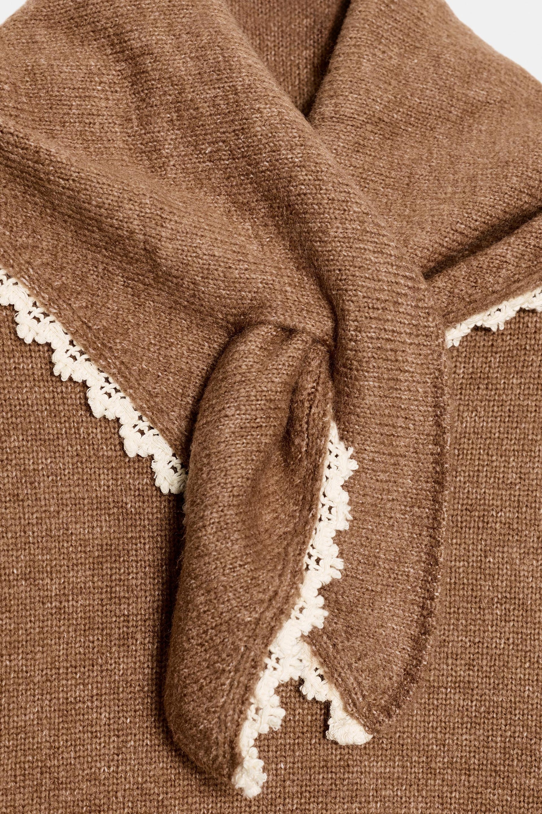 Knit Jumper with Lace