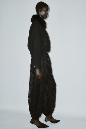 BOMBER JACKET WITH FUR