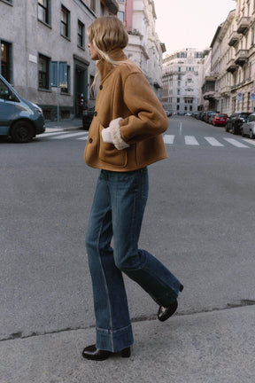 REVERSIBLE DOUBLE-FACED JACKET