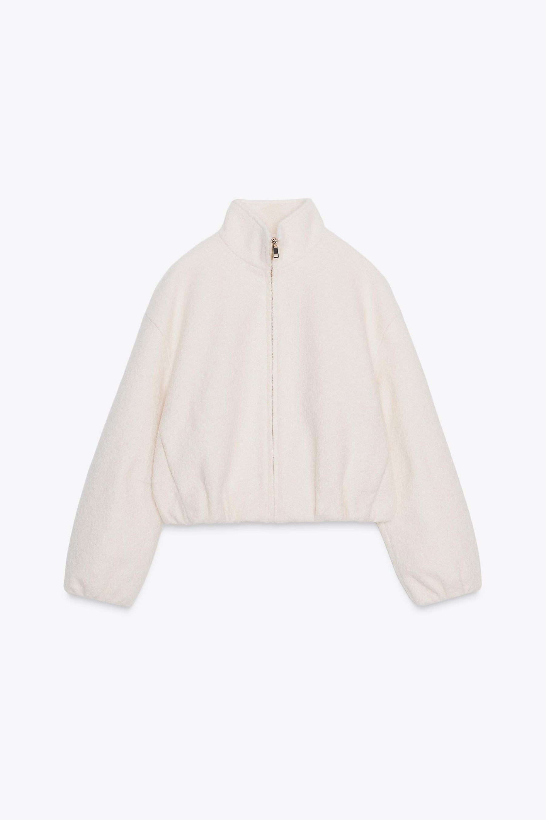 BOUCLÉ HIGH-NECK JACKET - Image 4