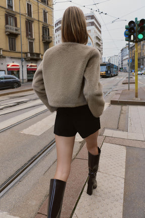 Faux Fur Short Jacket