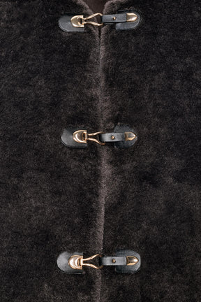 FAUX FUR JACKET WITH FIREMAN CLASP - Image 6