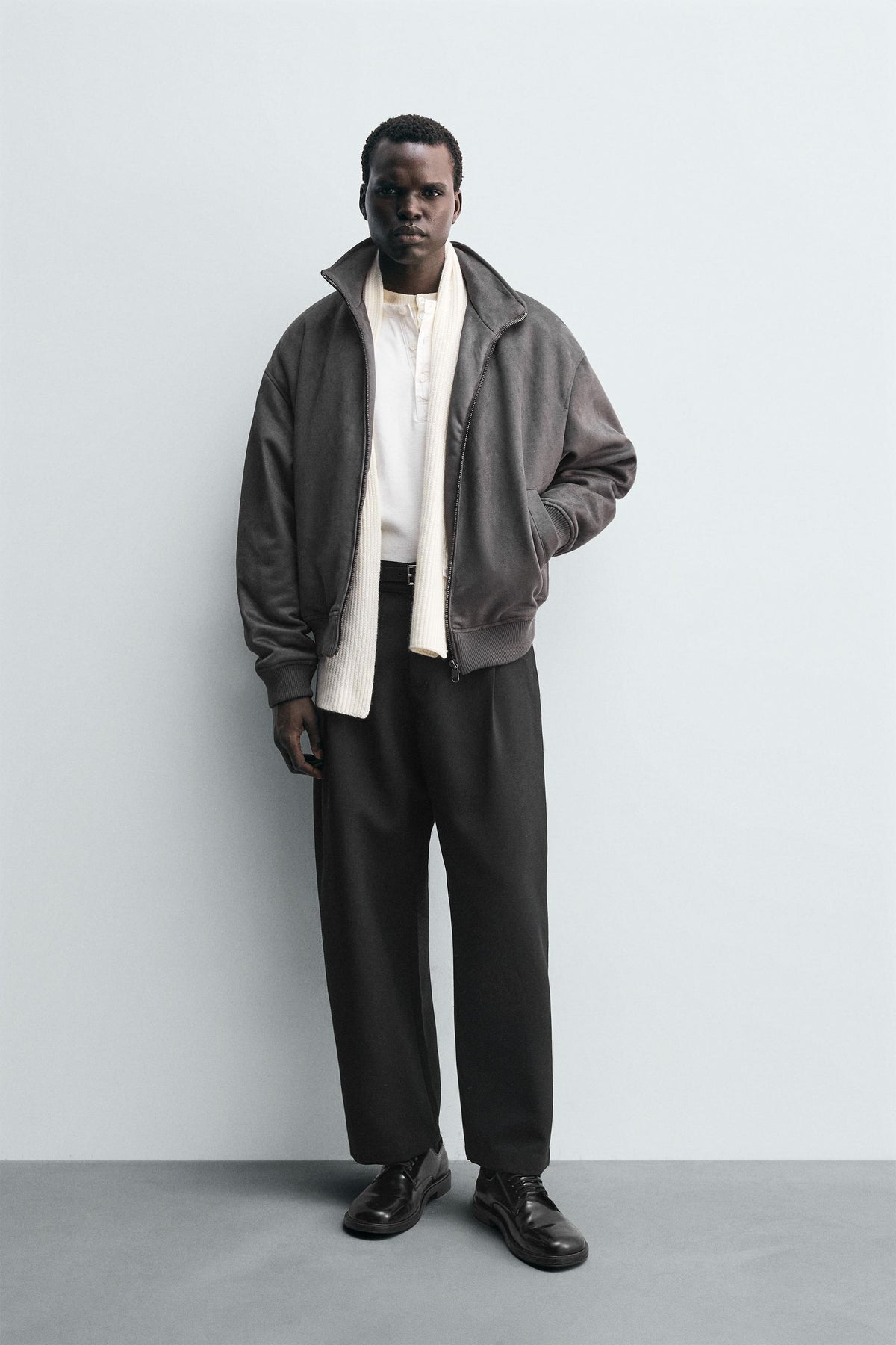 FAUX SUEDE JACKET - Image 1