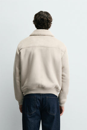 Suede Mix Jacket