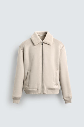 Suede Mix Jacket