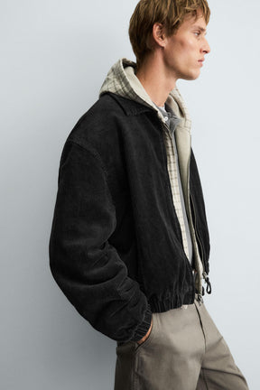 RELAXED FIT CORDUROY JACKET - Image 6