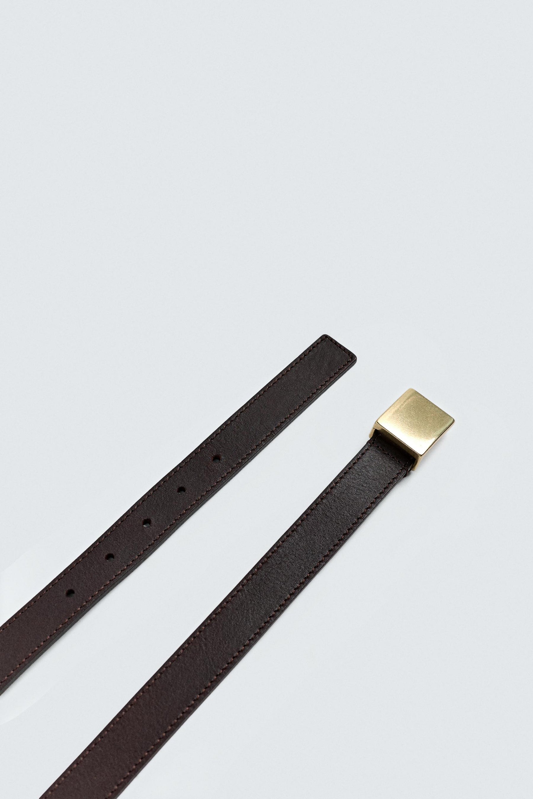 LIMITED EDITION LEATHER BELT WITH PLATE - Image 4