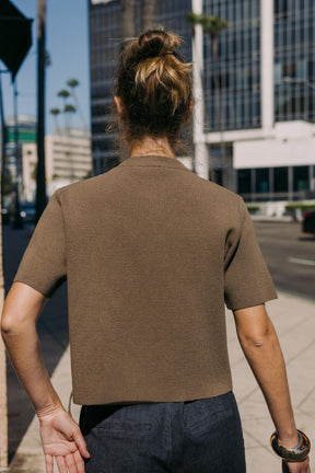 SHORT SLEEVE CARDIGAN - Image 4