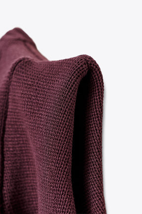 SHORT SLEEVE KNIT JUMPER WITH PADDED SHOULDERS - Image 7