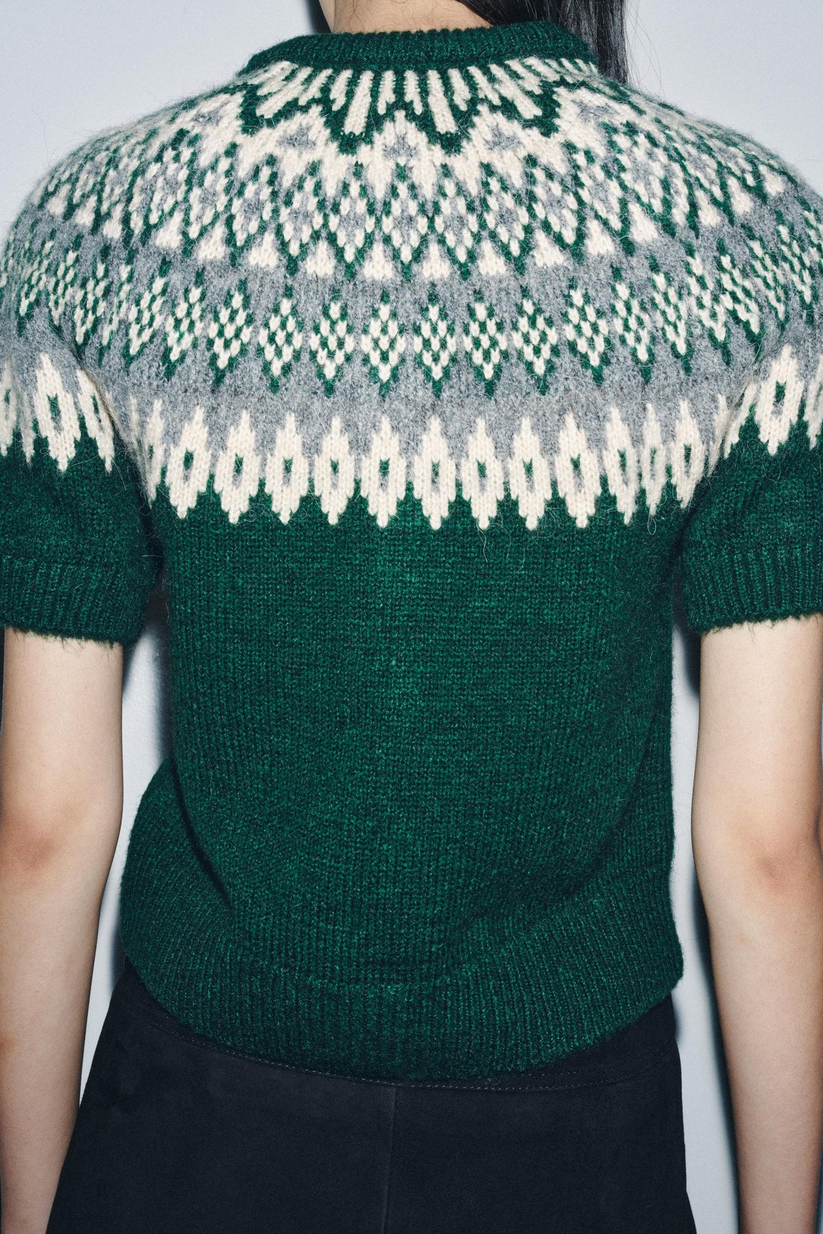 Knit Short Sleeve Cardigan