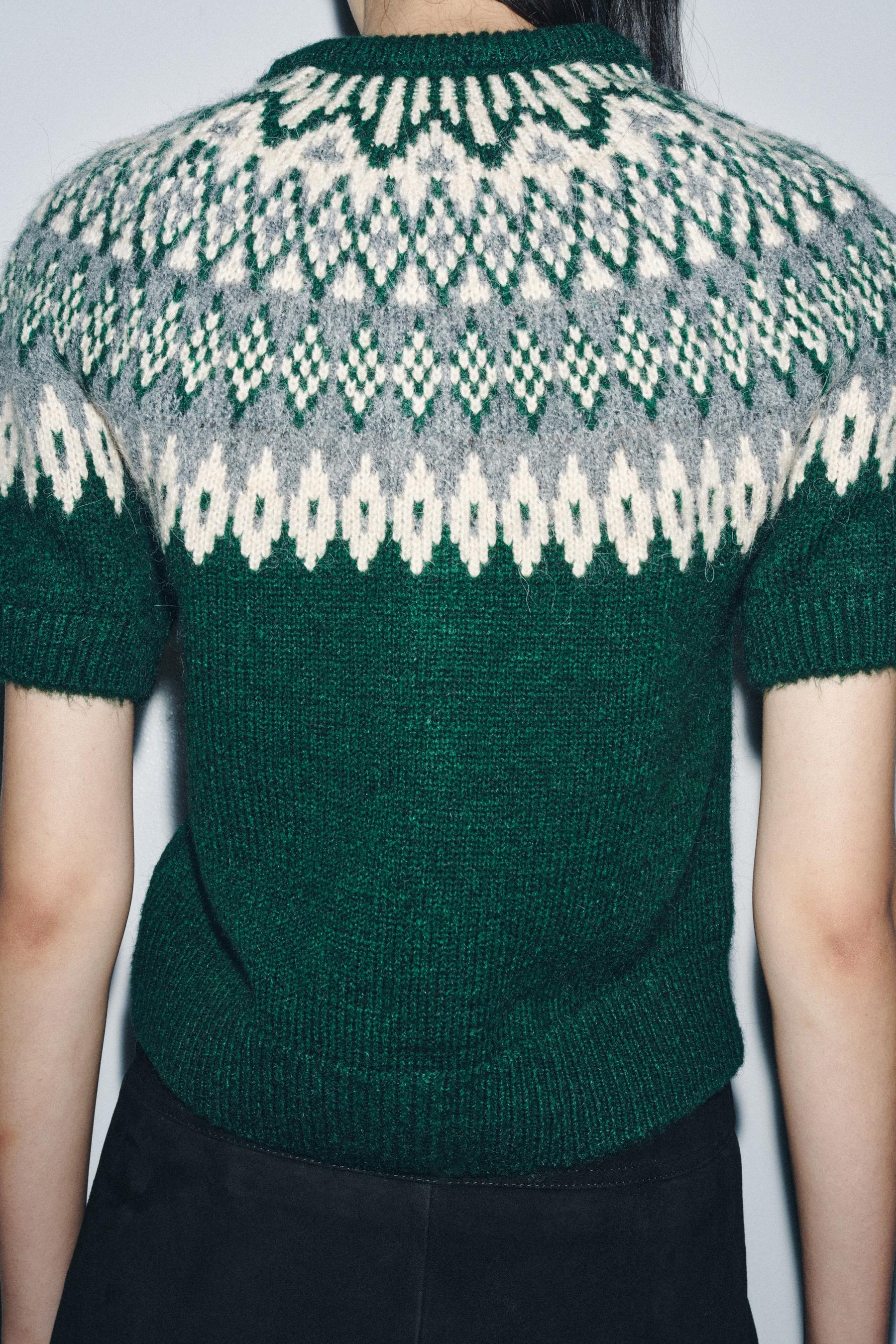 Knit Short Sleeve Cardigan